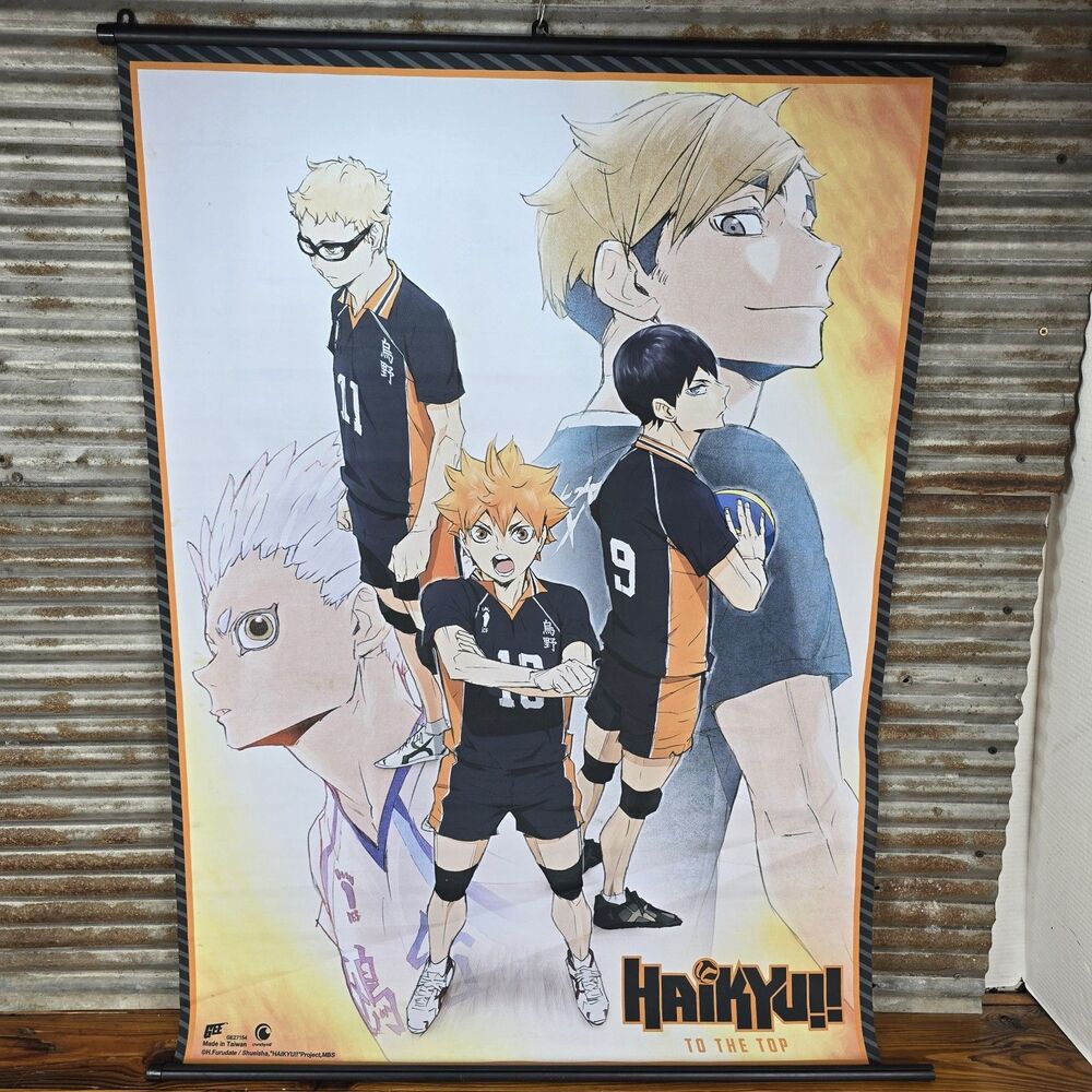 Haikyu!! Hanging Flag/Banner/Poster/Scroll ~42" Tall x 30" Wide